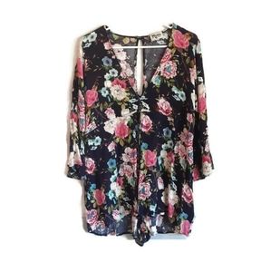 Show me your mumu floral romper